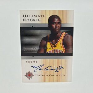 Marvin Williams Autograph 2005-06 Upper Deck  Ultimate Rookie 120 of 250 Hawks